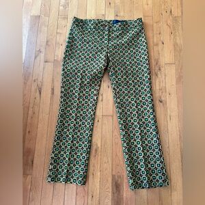 EUC B.B. Pantaloni Geometric Pattern Women’s Pants LIKE NEW. Made in Italy.